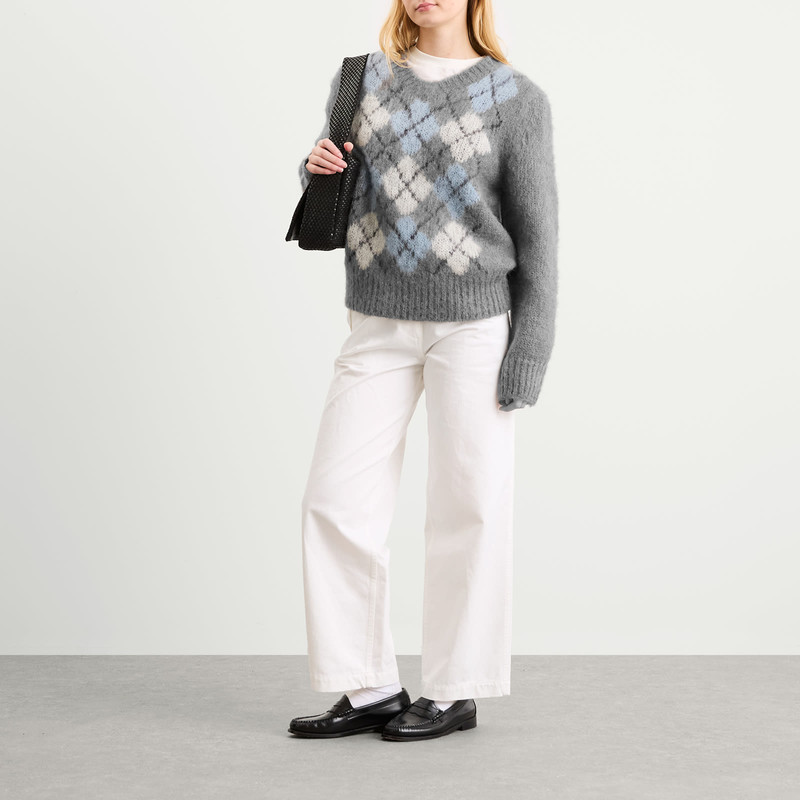 Dunst Dunst Baby Alpaca Argyle Jumper outlook