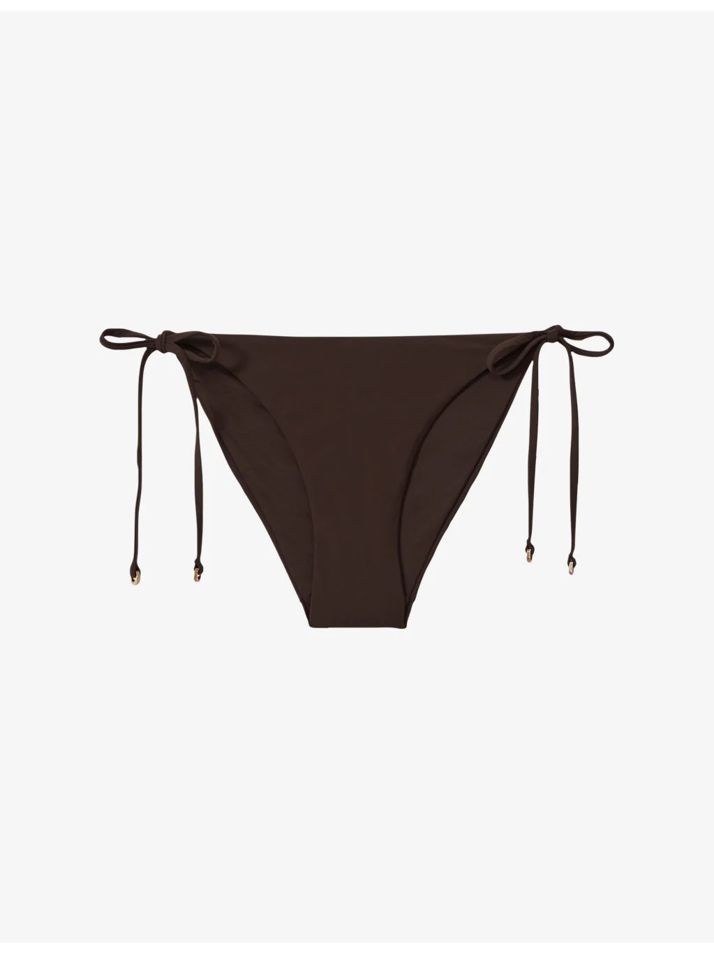 Riah Side-Tie Stretch-Woven Bikini Bottoms - 1