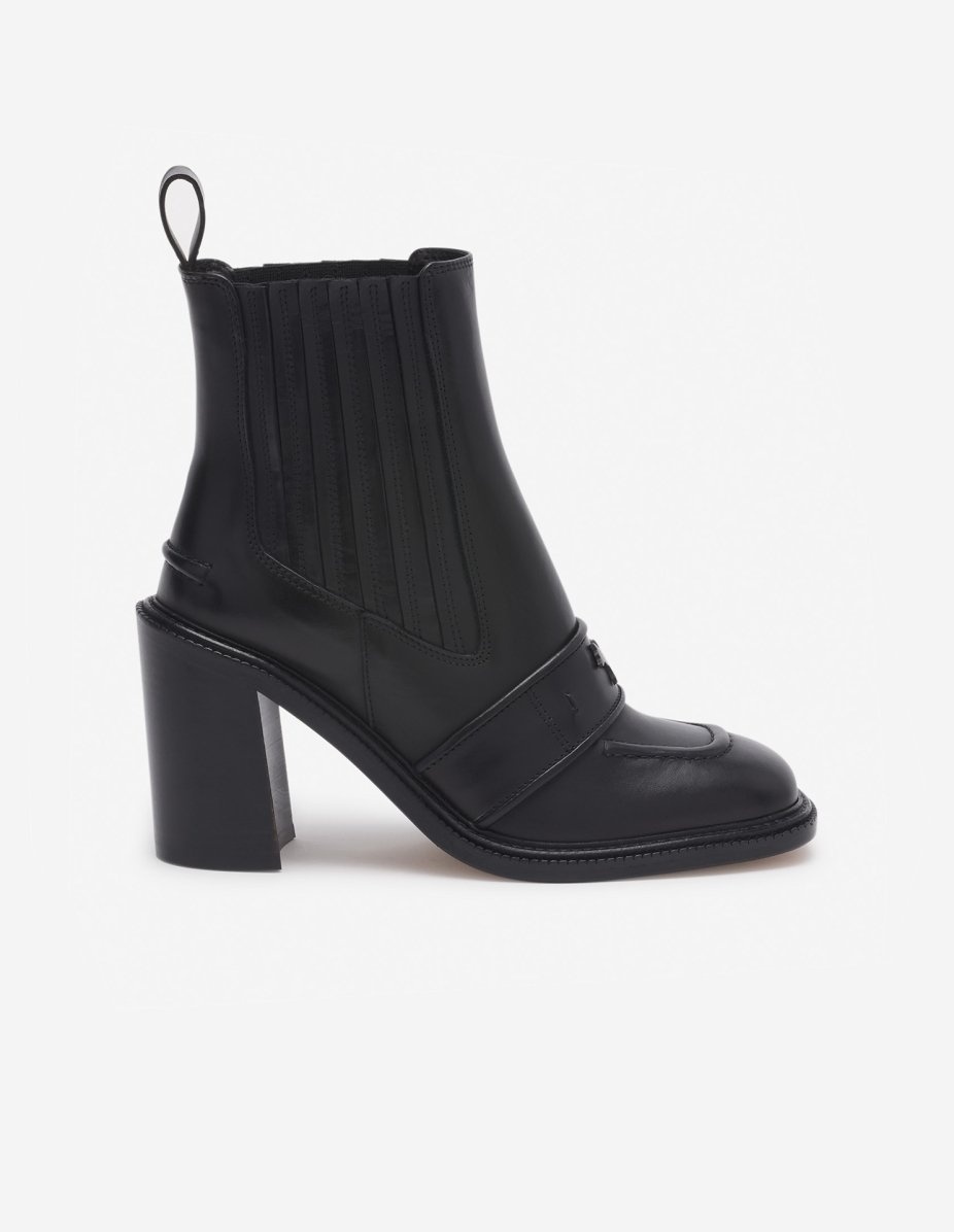 LEATHER LOAFER BOOTS - 1