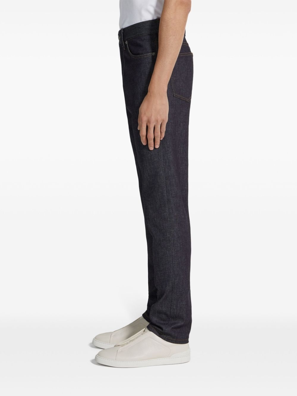 Roccia stretch cotton-cashmere jeans - 3