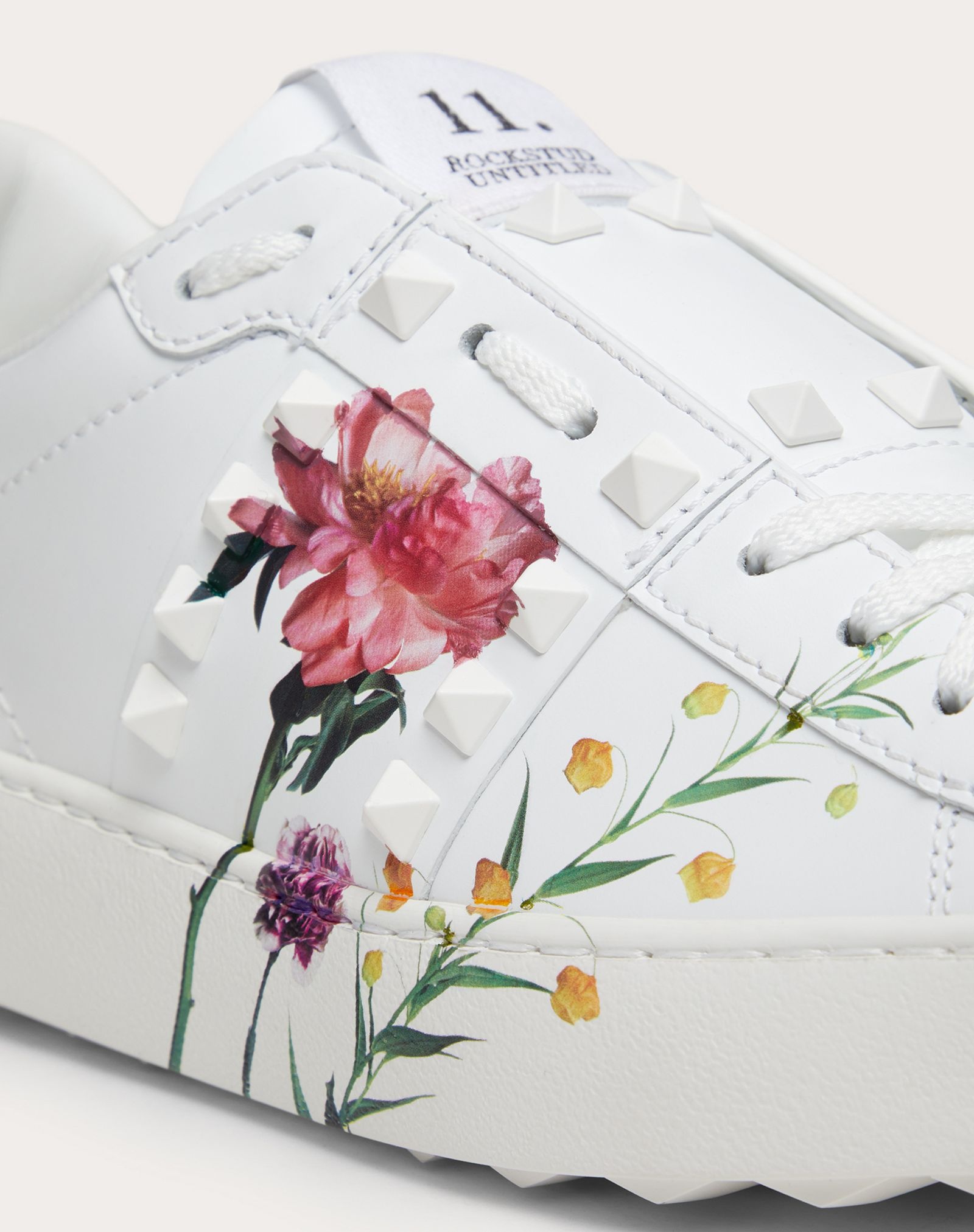 Rockstud Untitled Sneaker with Flowersity Print - 5