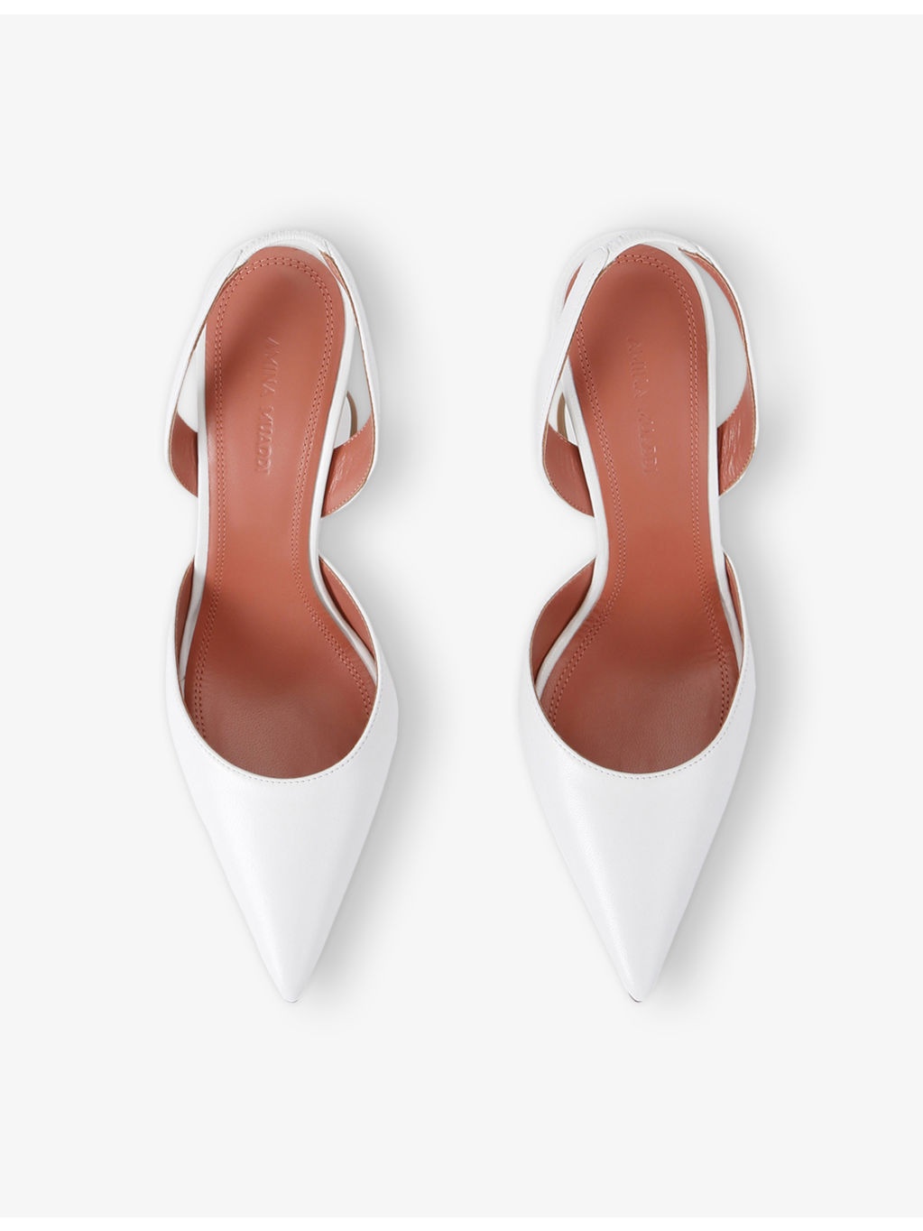Holli 95 slingback leather heeled courts - 2