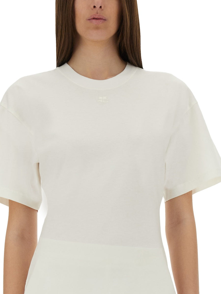 Courreges Women "Fitted" T-Shirt - 4