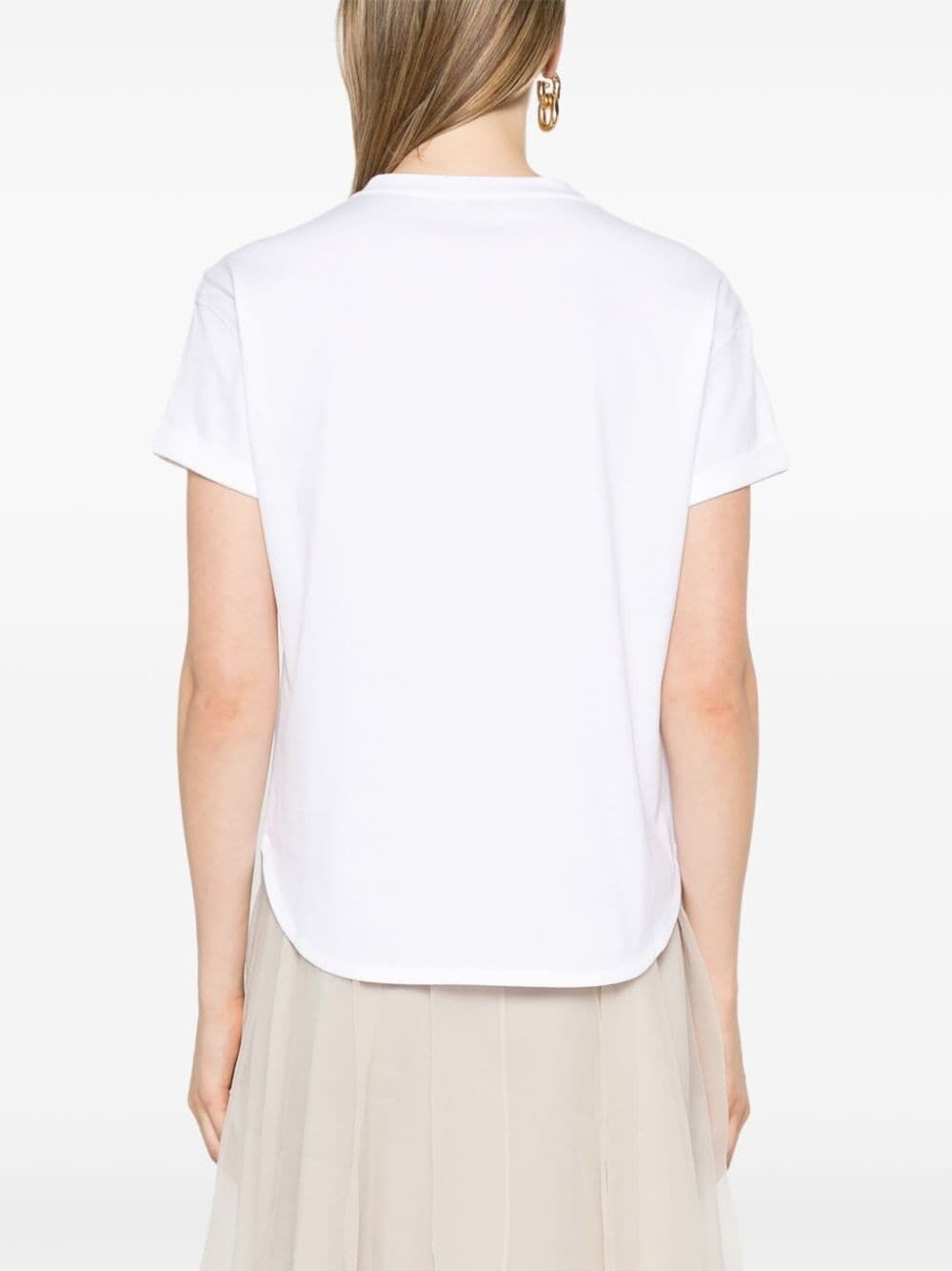 Brunello Cucinelli T-Shirt With Shiny Pocket Detail