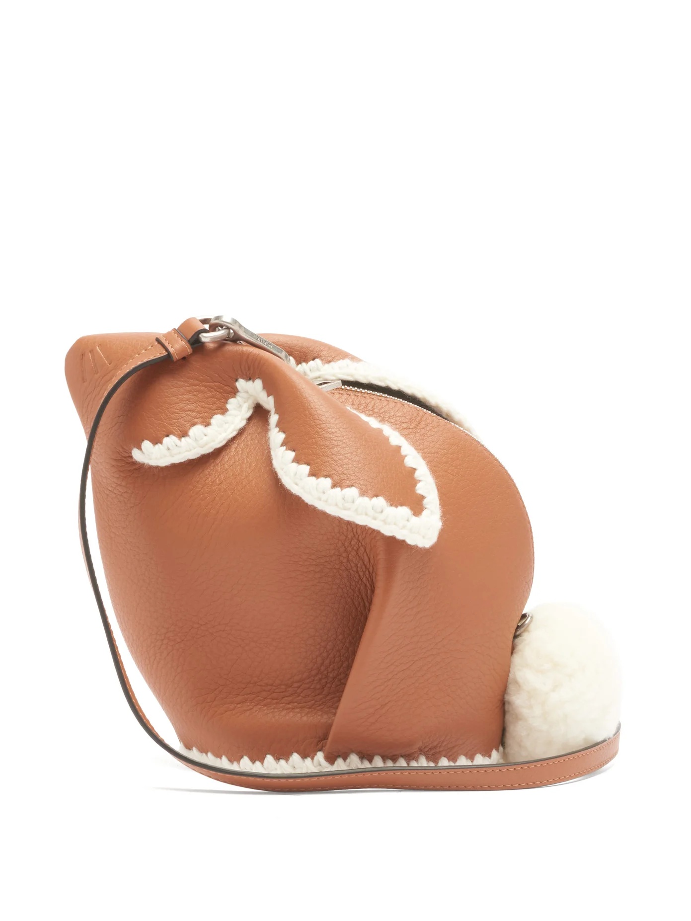 Bunny leather cross-body bag - 1