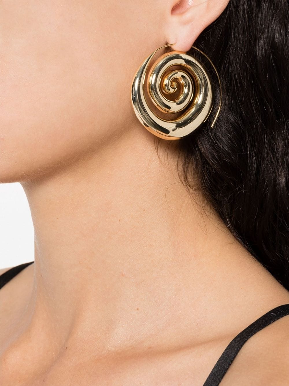 Cassia spiral hoop earrings - 2