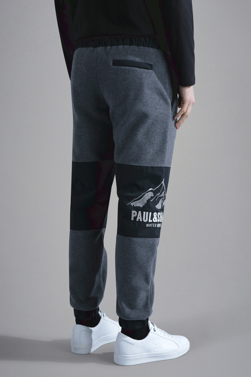 FLEECE TRACKPANTS WITH WINTER HEROES EMBROIDERY 3