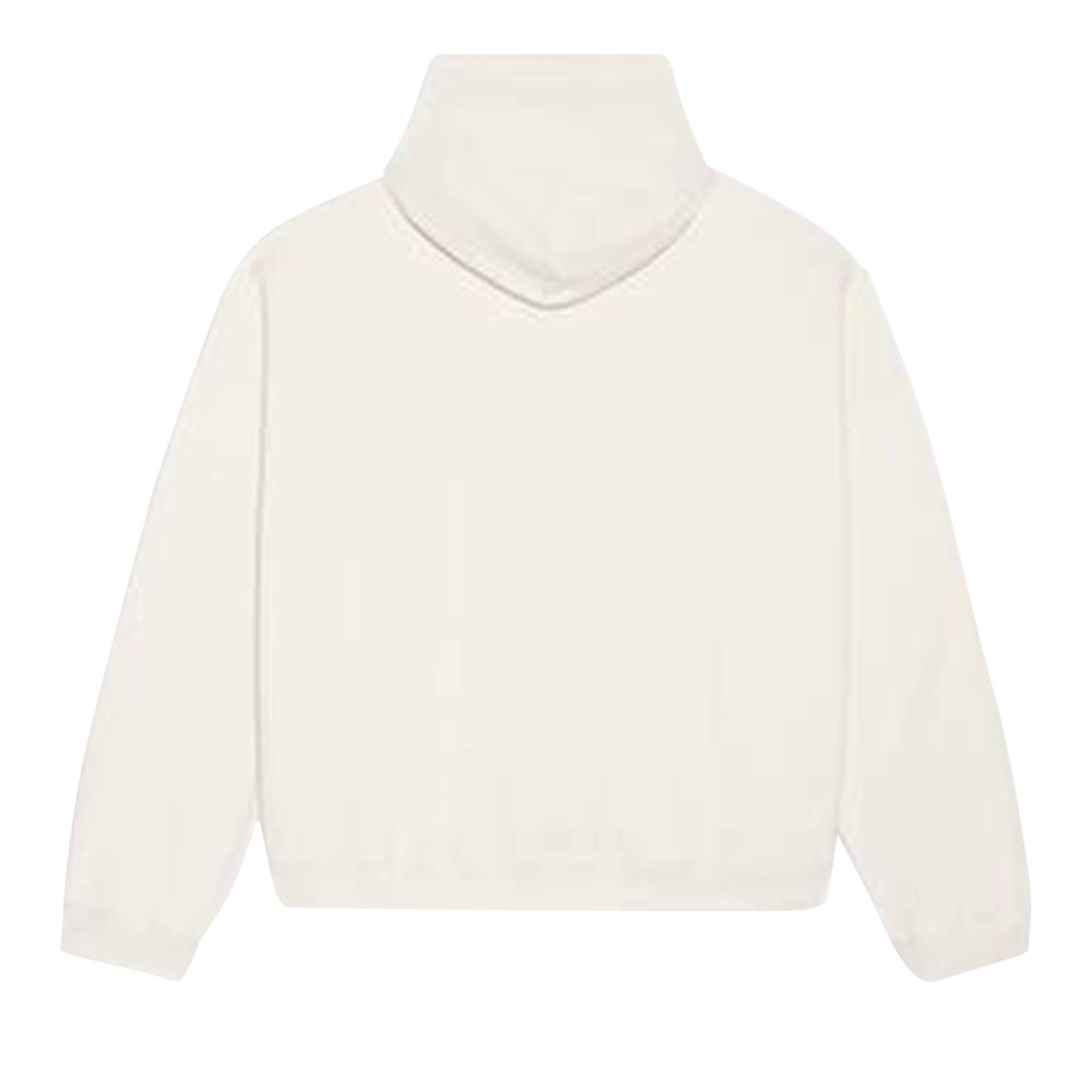 Balenciaga Wide Fit Hoodie 'Chalky White/Black' - 2