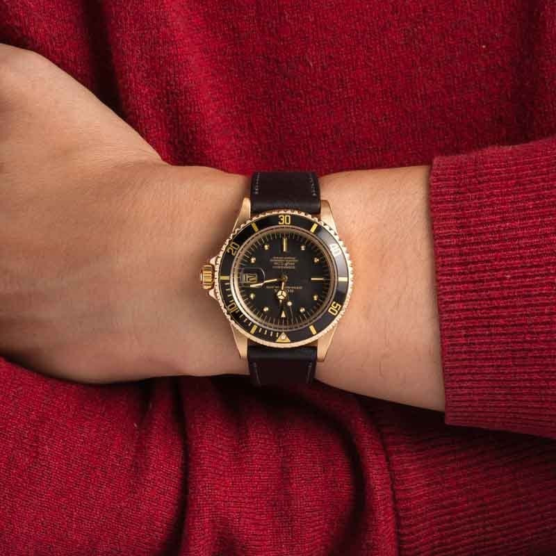 Vintage Rolex Submariner Ref 1680 Yellow Gold - 8