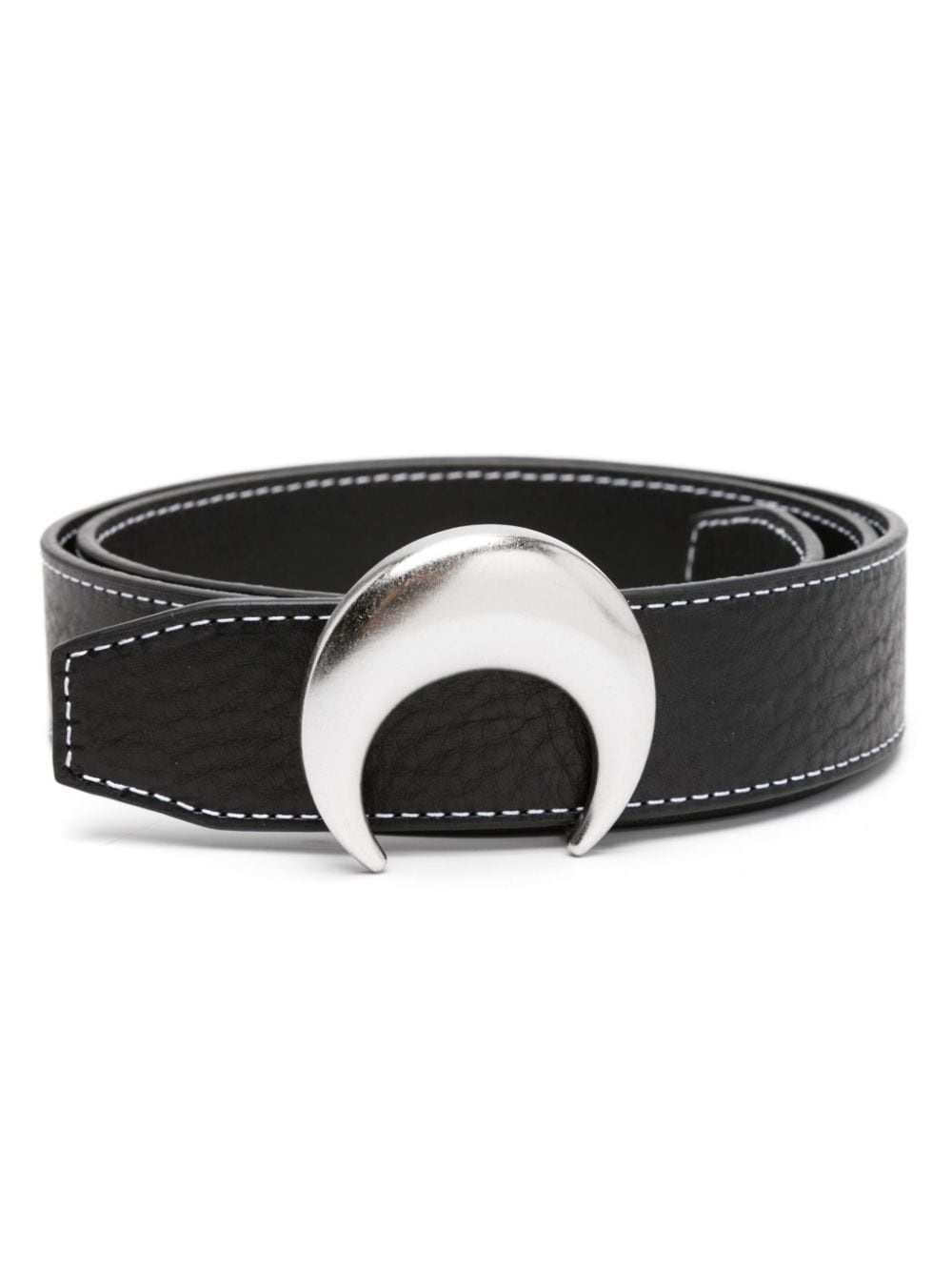 Marine Serre Crescent Moon leather belt | nate-hospital.com