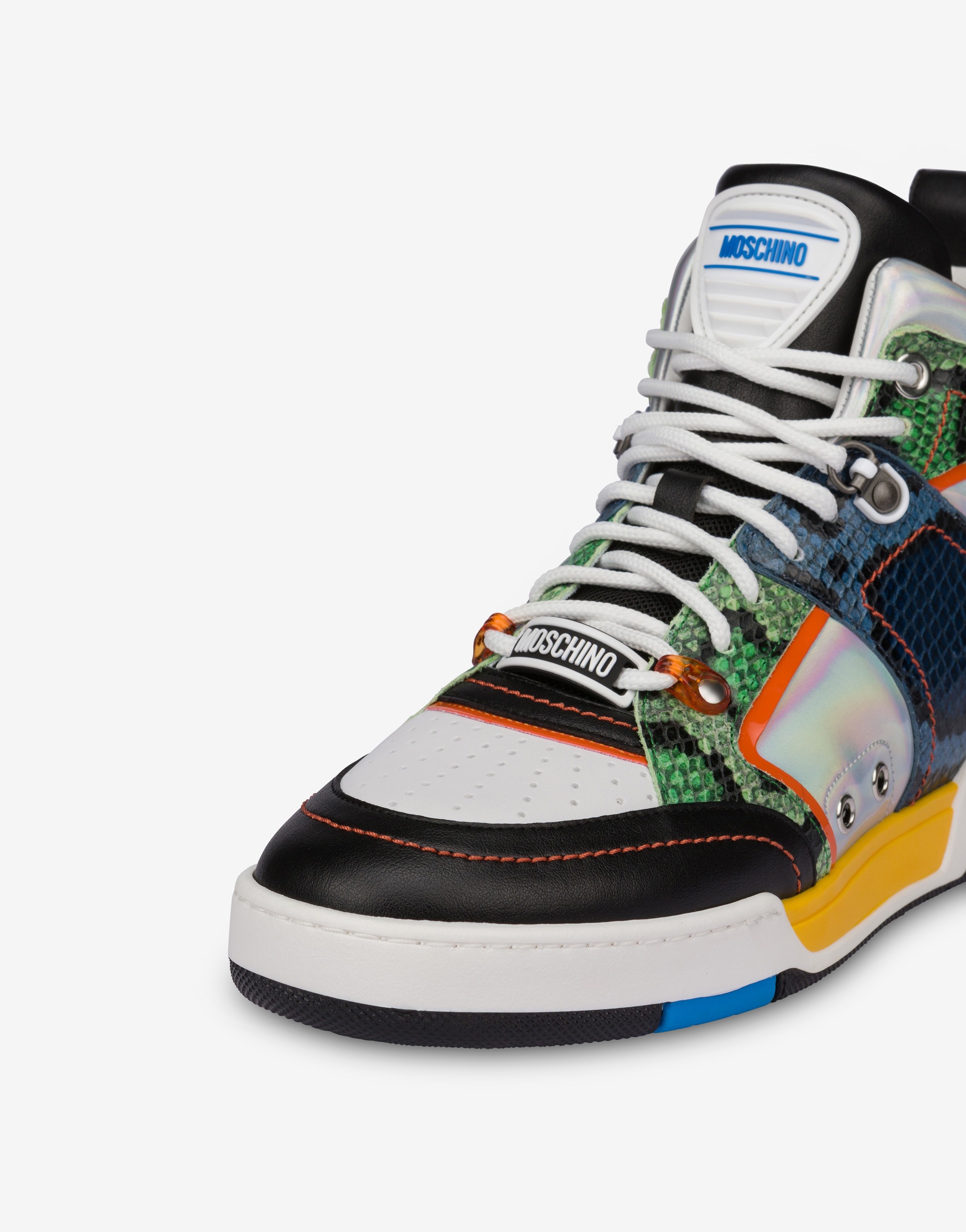 STREETBALL ASYMMETRICAL HIGH-TOP SNEAKERS - 6