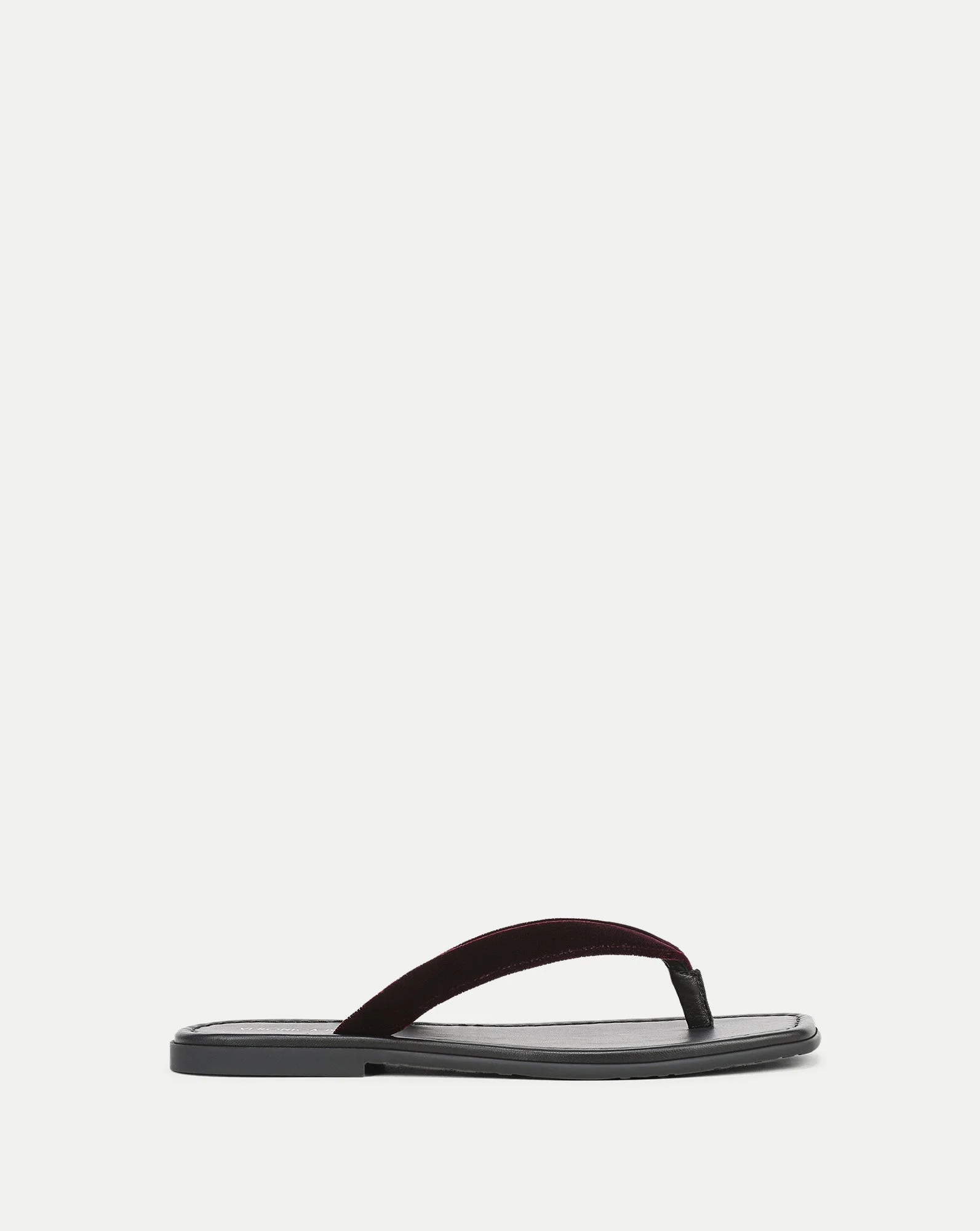 CLEA VELVET FLIP-FLOP SANDAL - 1