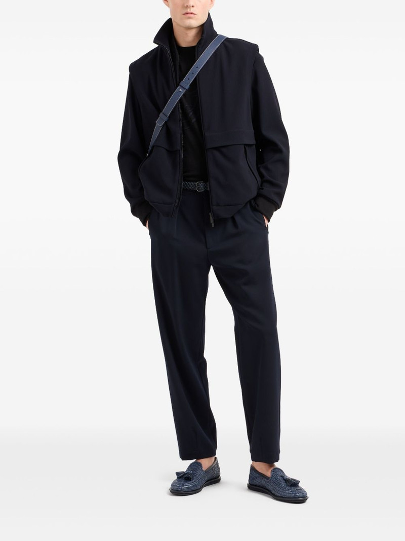 GIORGIO ARMANI virgin-wool jumper outlook