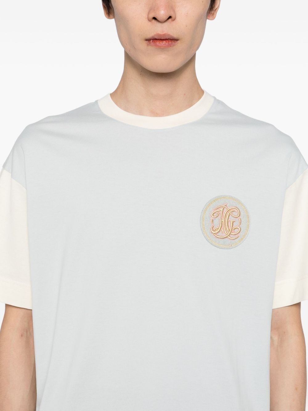 logo-embroidered T-shirt - 4