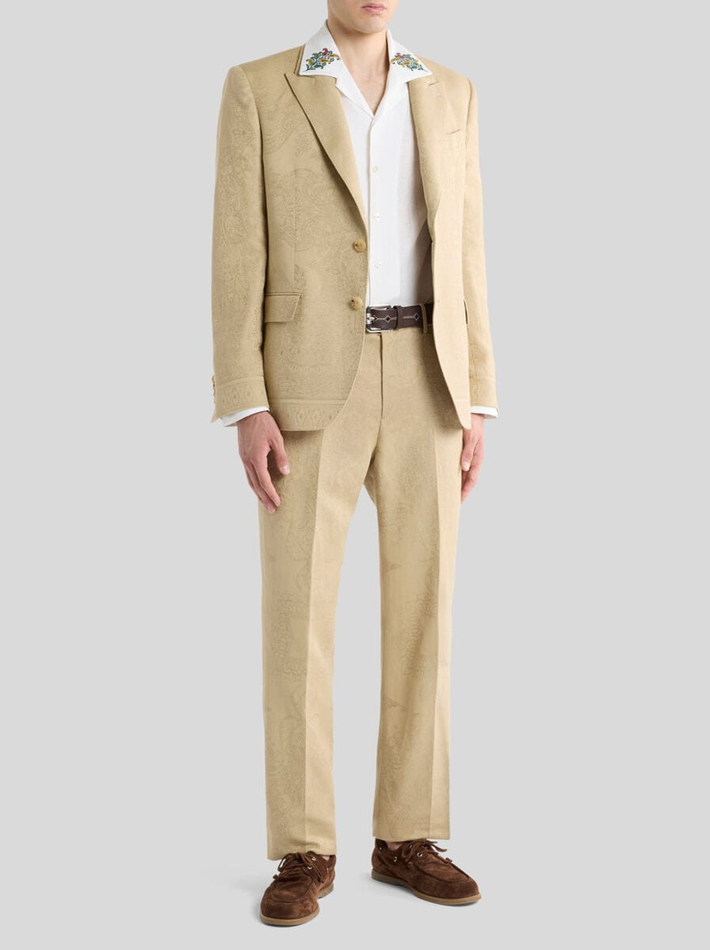 Etro COTTON-BLEND JACQUARD JACKET WITH PLACED FLORAL PAISLEY MOTIF outlook