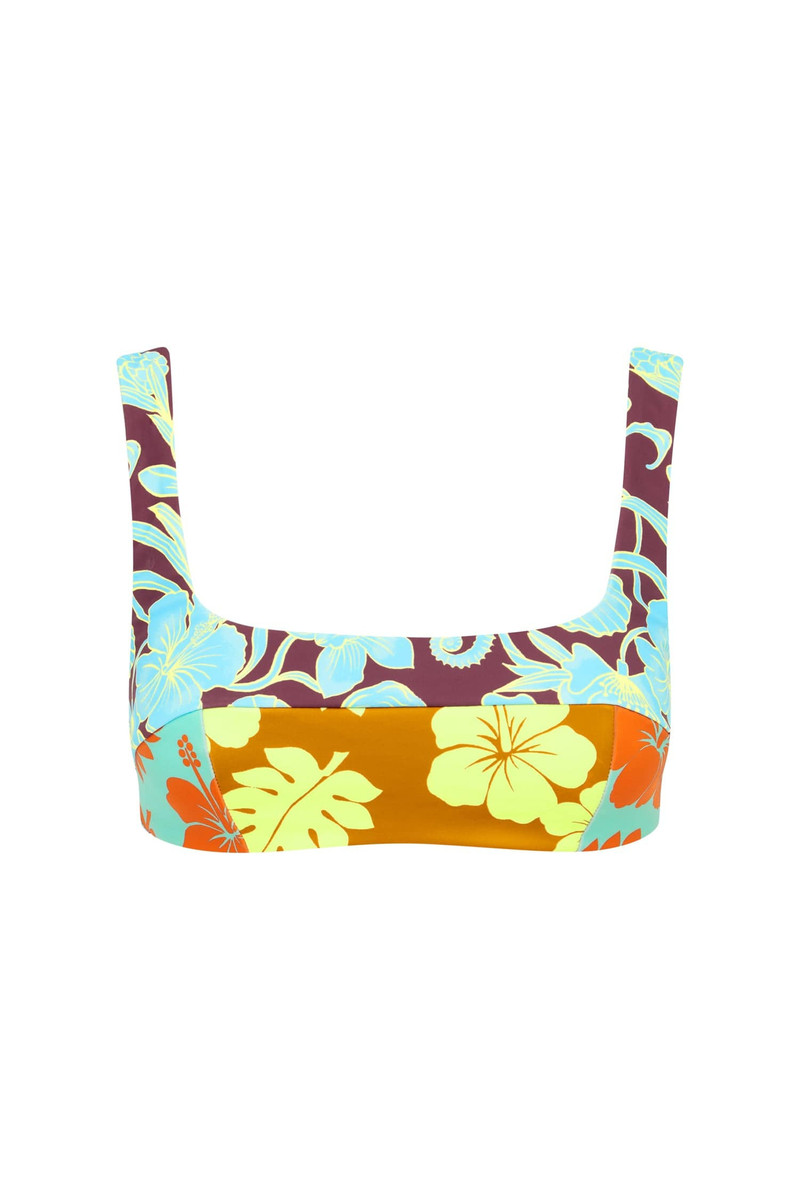 Poppy Spliced Square Neck Top 1