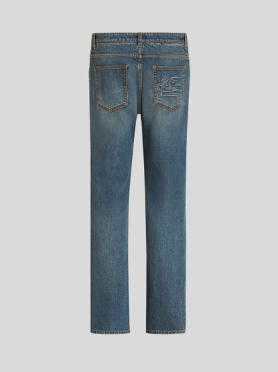 Etro DENIM JEANS WITH VINTAGE WORKING outlook