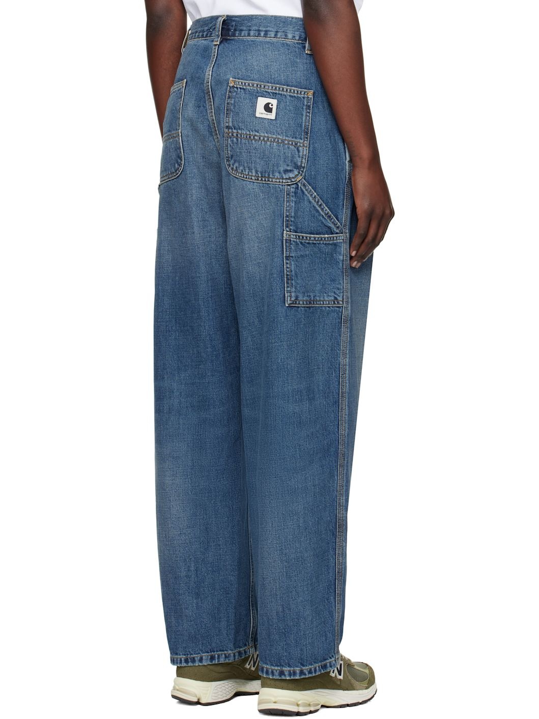 Blue Brandon Single Knee Jeans - 3