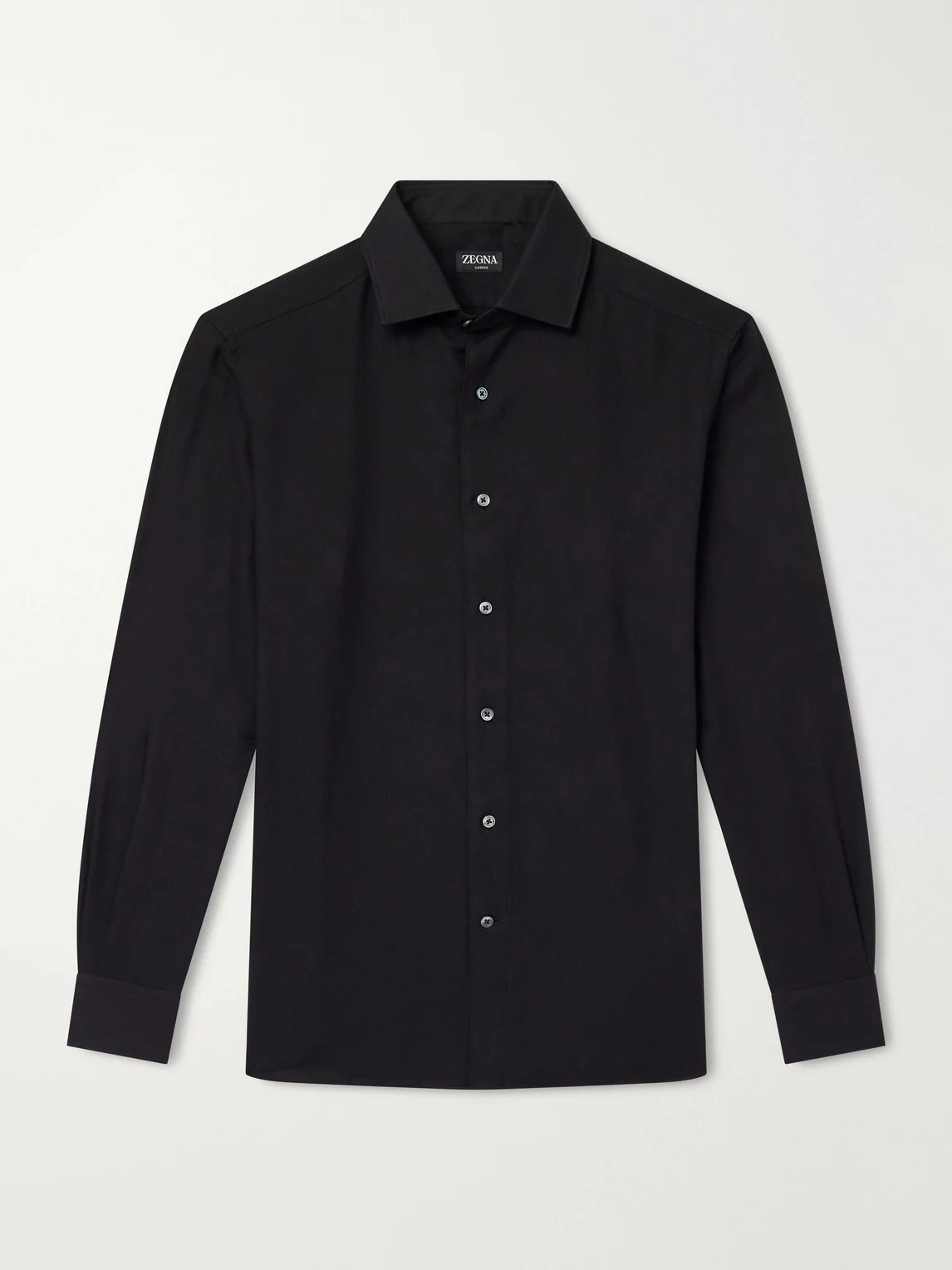Cotton and Silk-Blend Twill Shirt - 1
