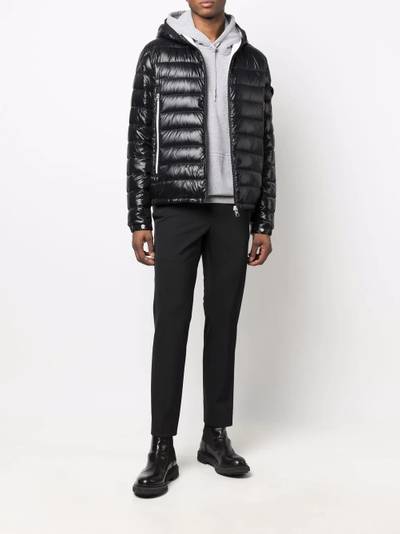 Moncler hooded puffer jacket outlook