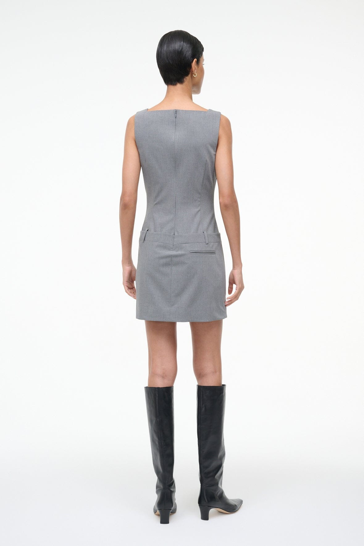 STAUD SKYLA DRESS STATIC - 4