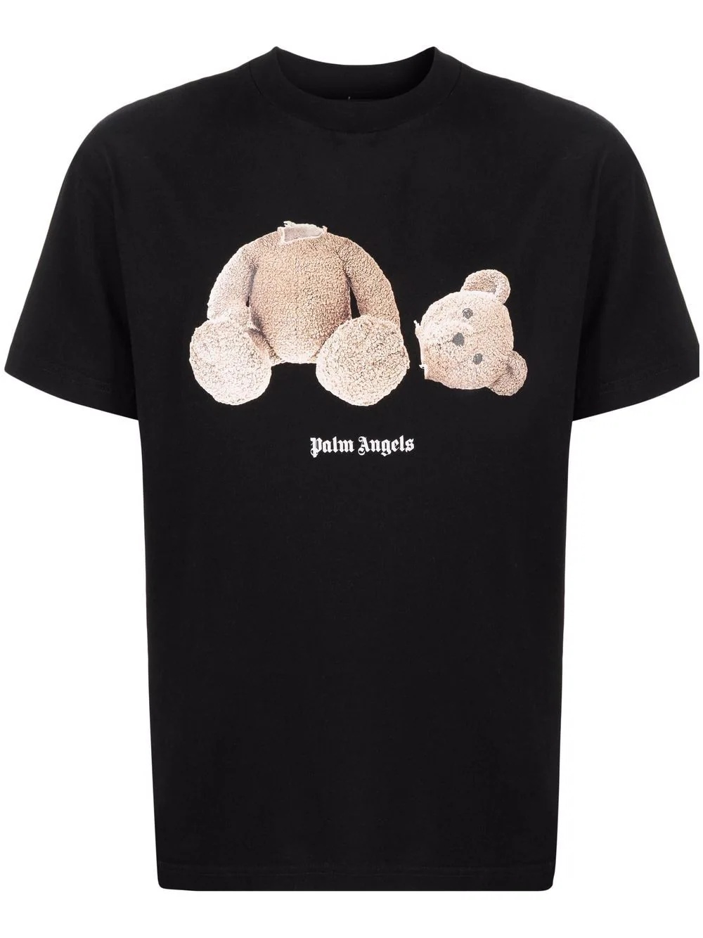 bear-print T-shirt - 1