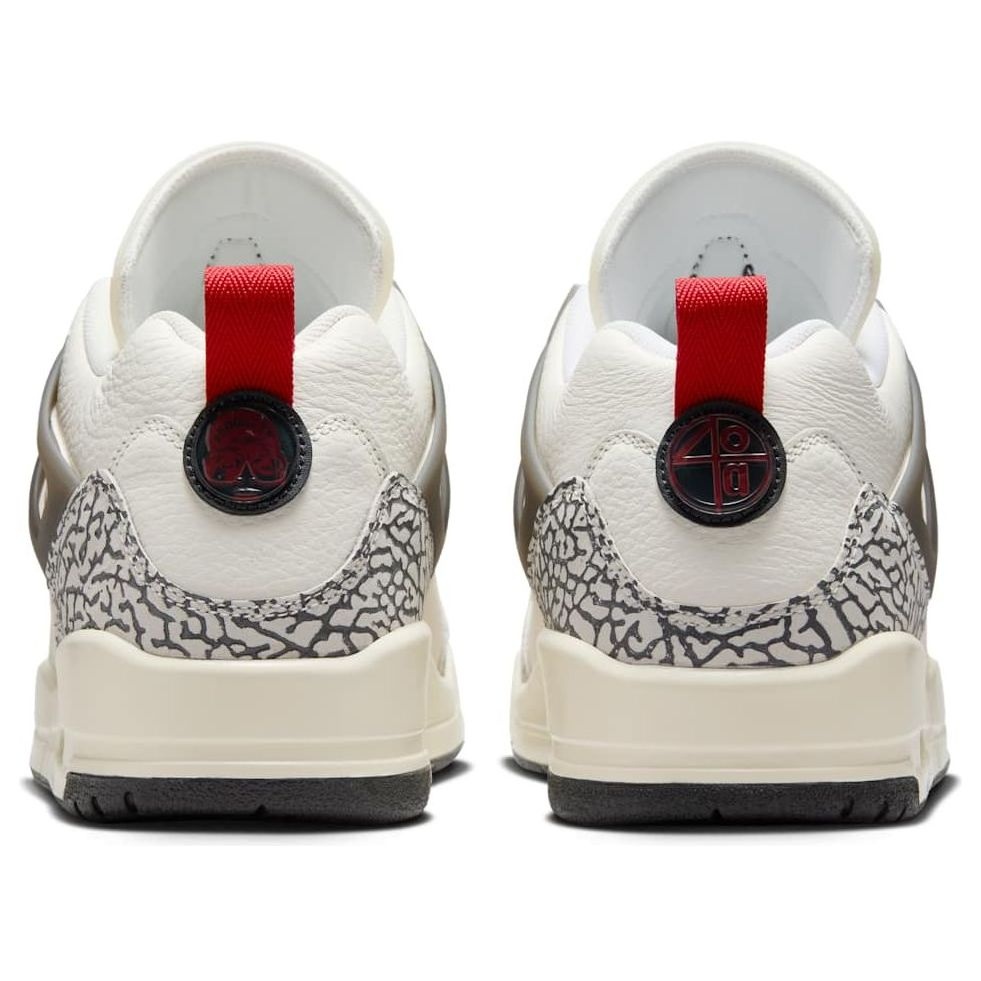 Air Jordan Spizike Low 'Sail Cement Varsity Red' FQ1759-116 - 5