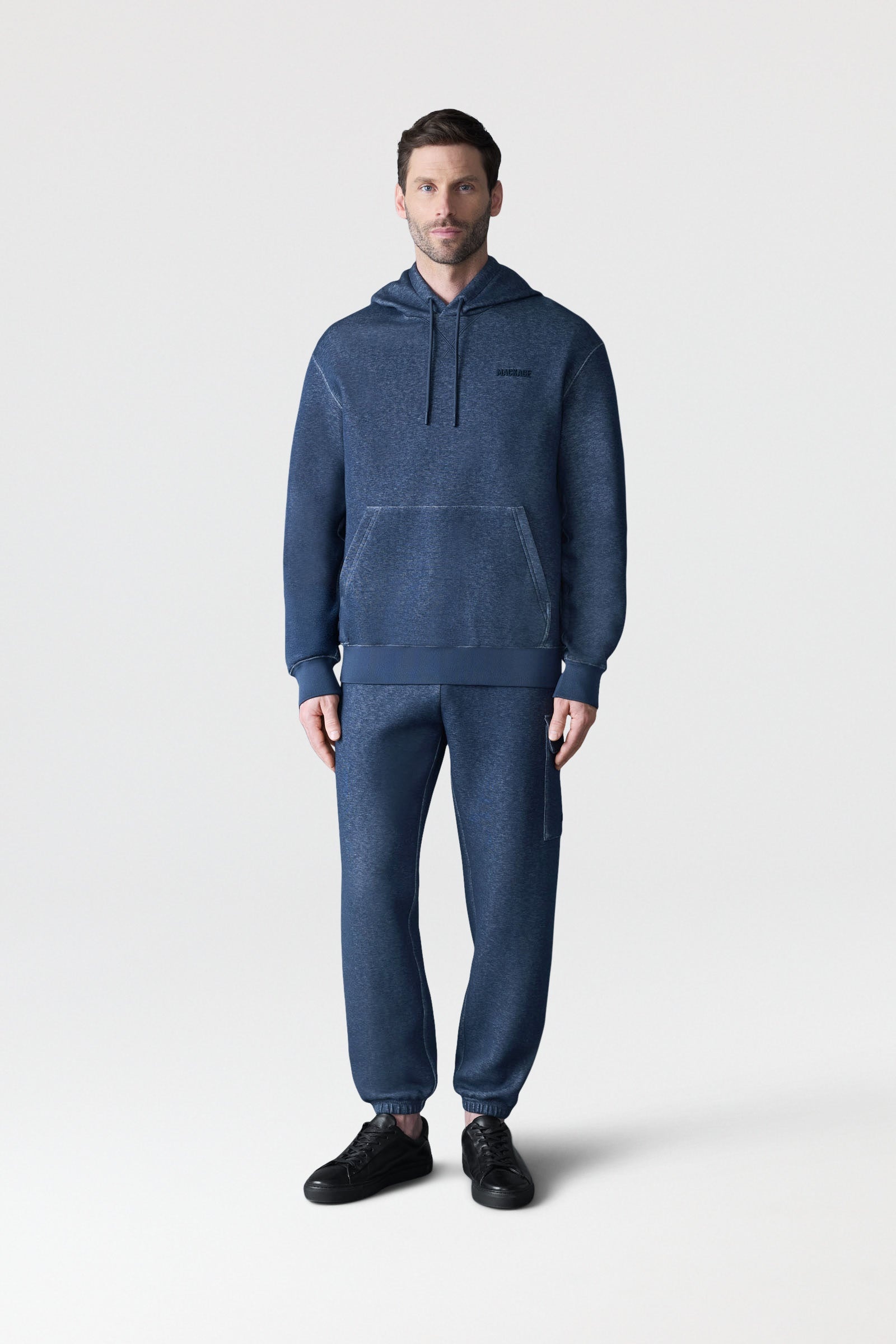 MARVIN-R Double face jersey cargo sweatpants - 3