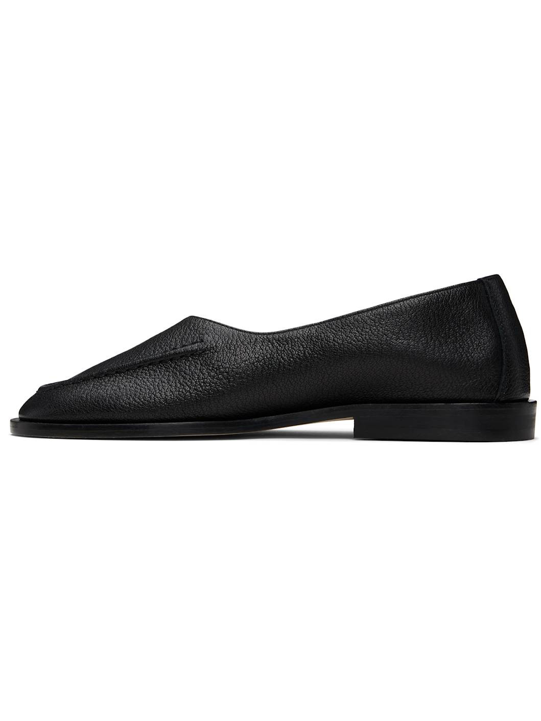 Black Juliol Winter Supple Shiny Flats - 3