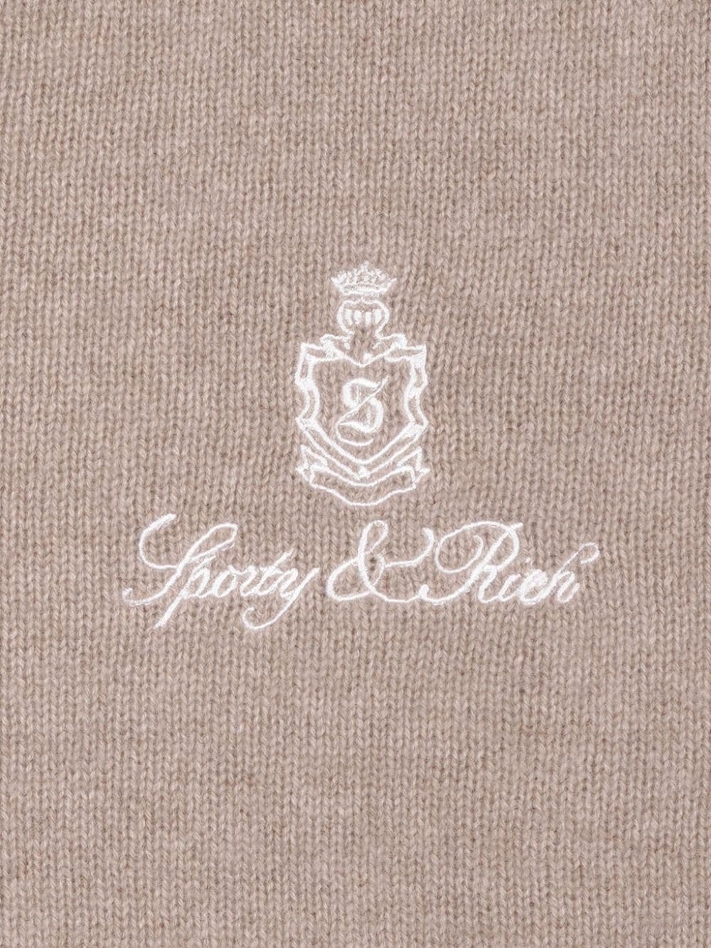 Vendome logo-embroidered cashmere shorts - 3