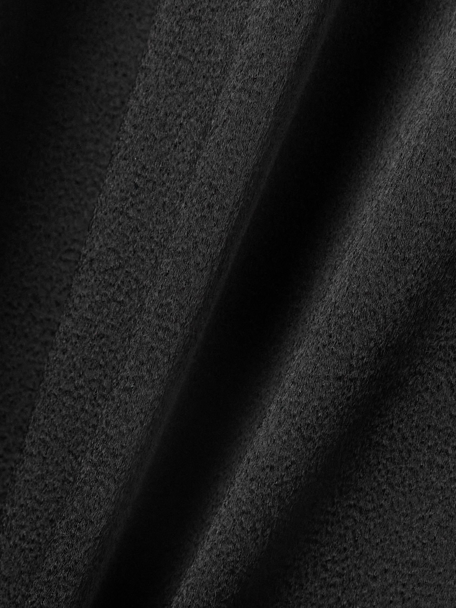 Satin-crepe halterneck gown Black - 4