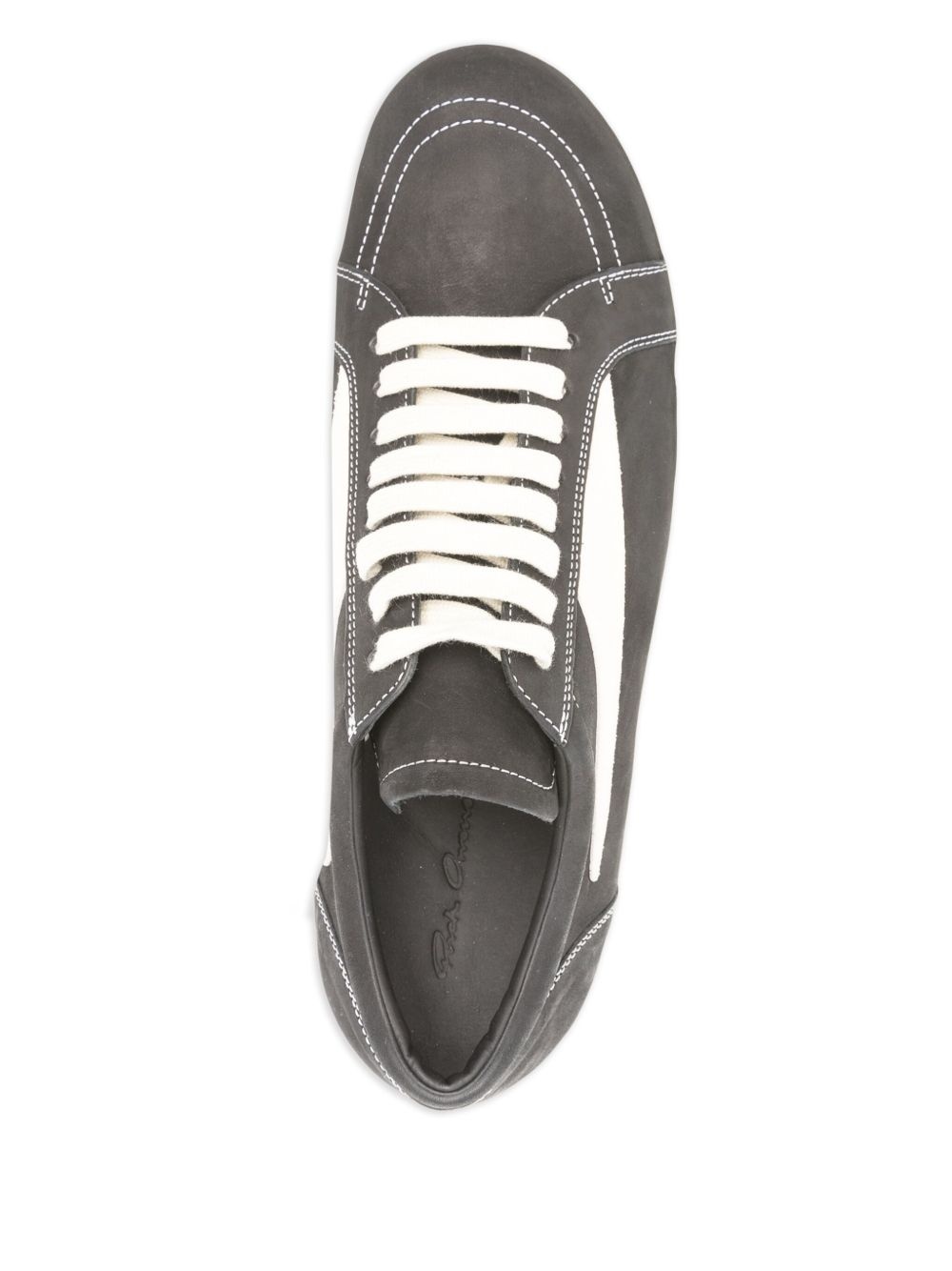 panelled lace-up trainers - 4