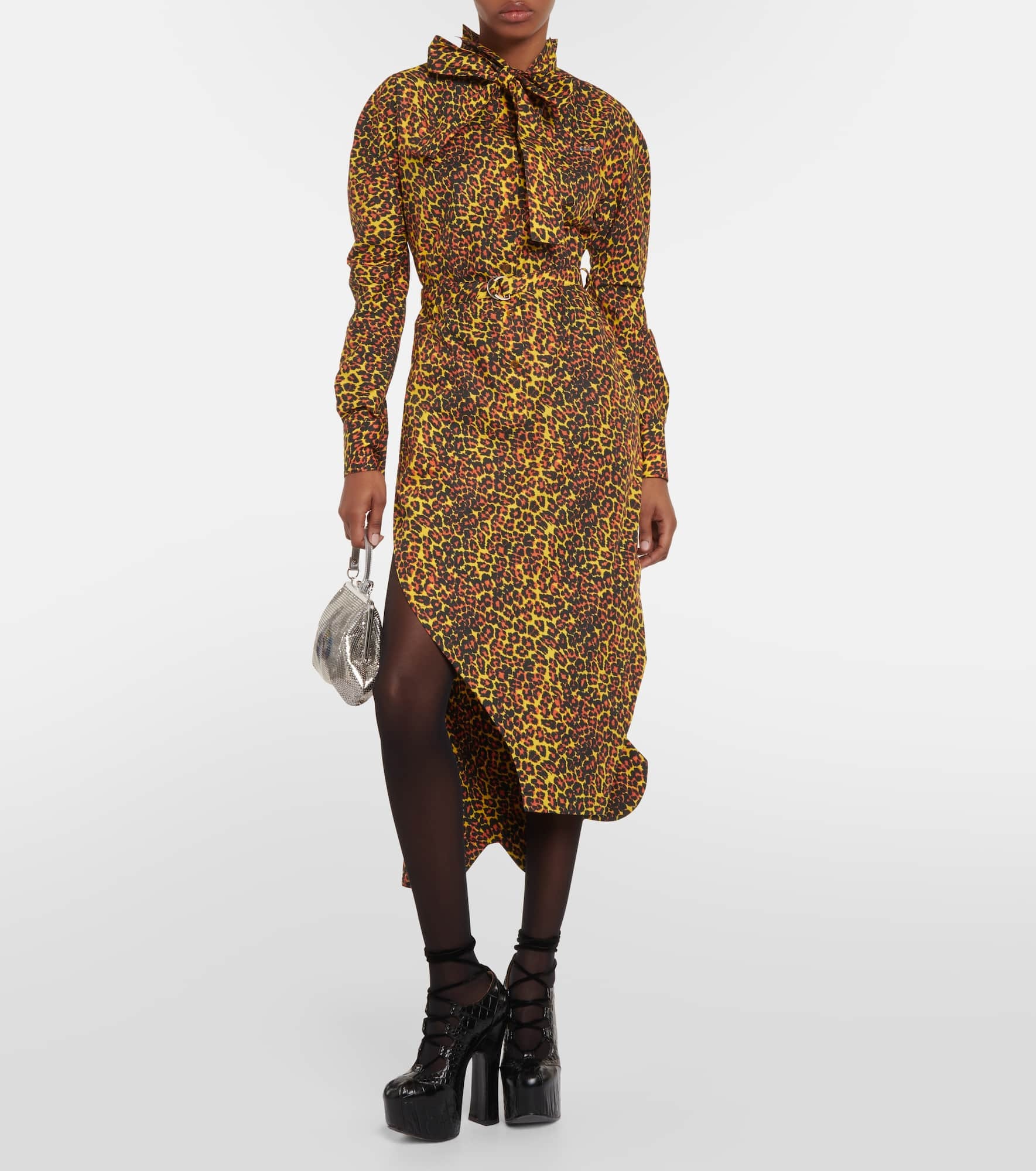 Leopard-print cotton maxi dress - 2