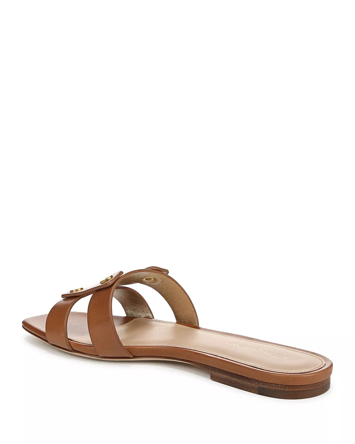 Women's Via Leather Slide Sandals - 5