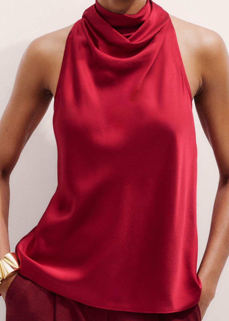 ME+EM Evening Halterneck Top outlook