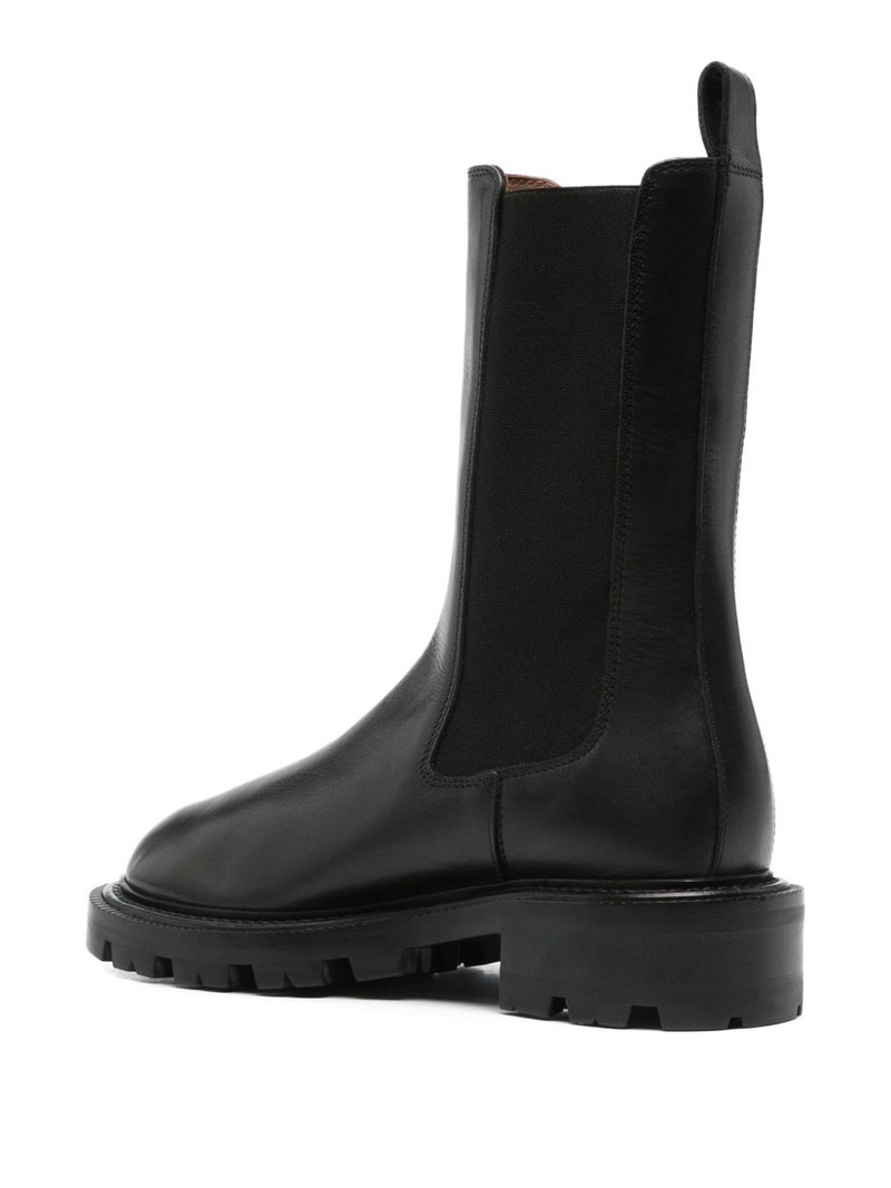 40mm elastic-panelled round -toe boots 3