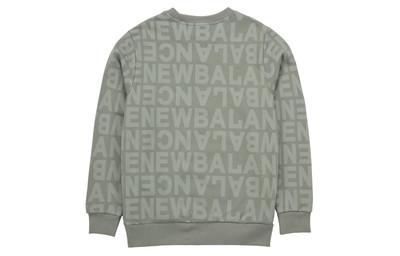 New Balance New Balance Men's New Balance Logo Full Print Sports Round Neck Pullover Olive Green AMT14333-OLG outlook