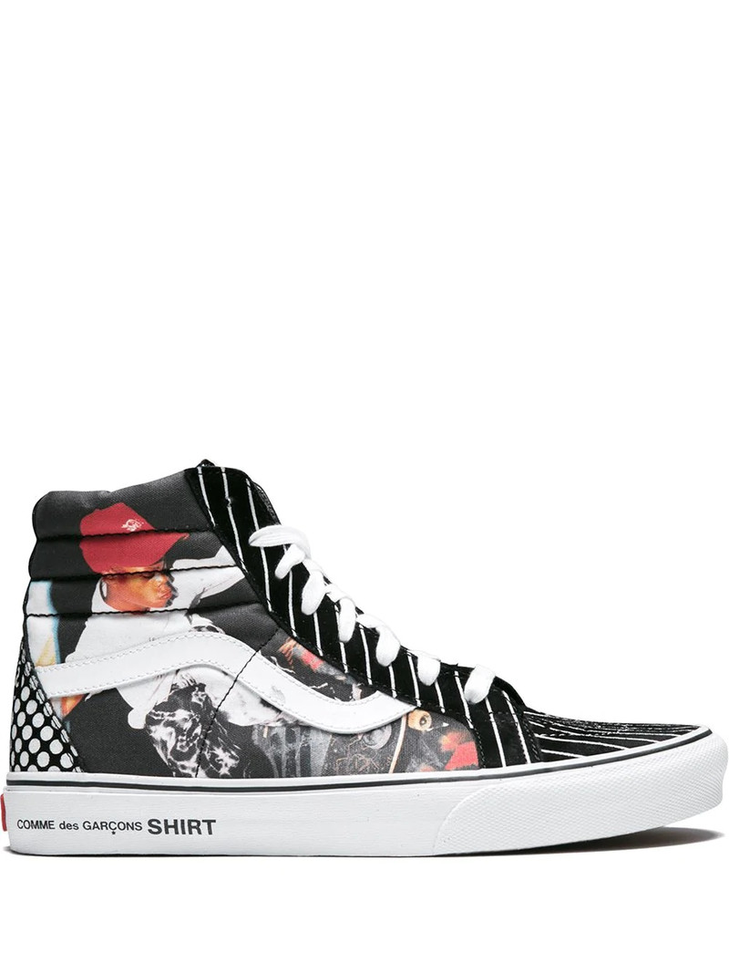 ₢ 킹 대 x Comme des Garcons Sk8-Hi Reissue 스니커 - 1
