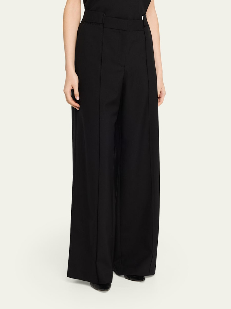 Azora Paneled Wool Trousers 4