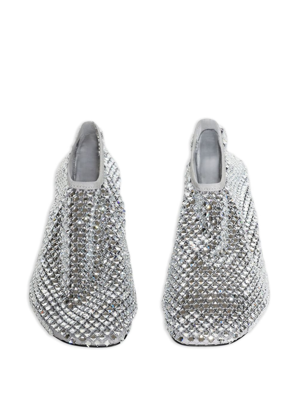 50mm crystal-embellished heeled pumps - 3