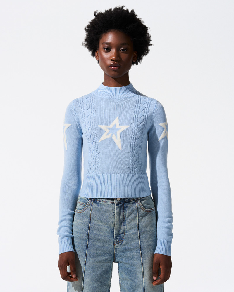 PERFECT MOMENT Cable Merino Wool Sweater outlook