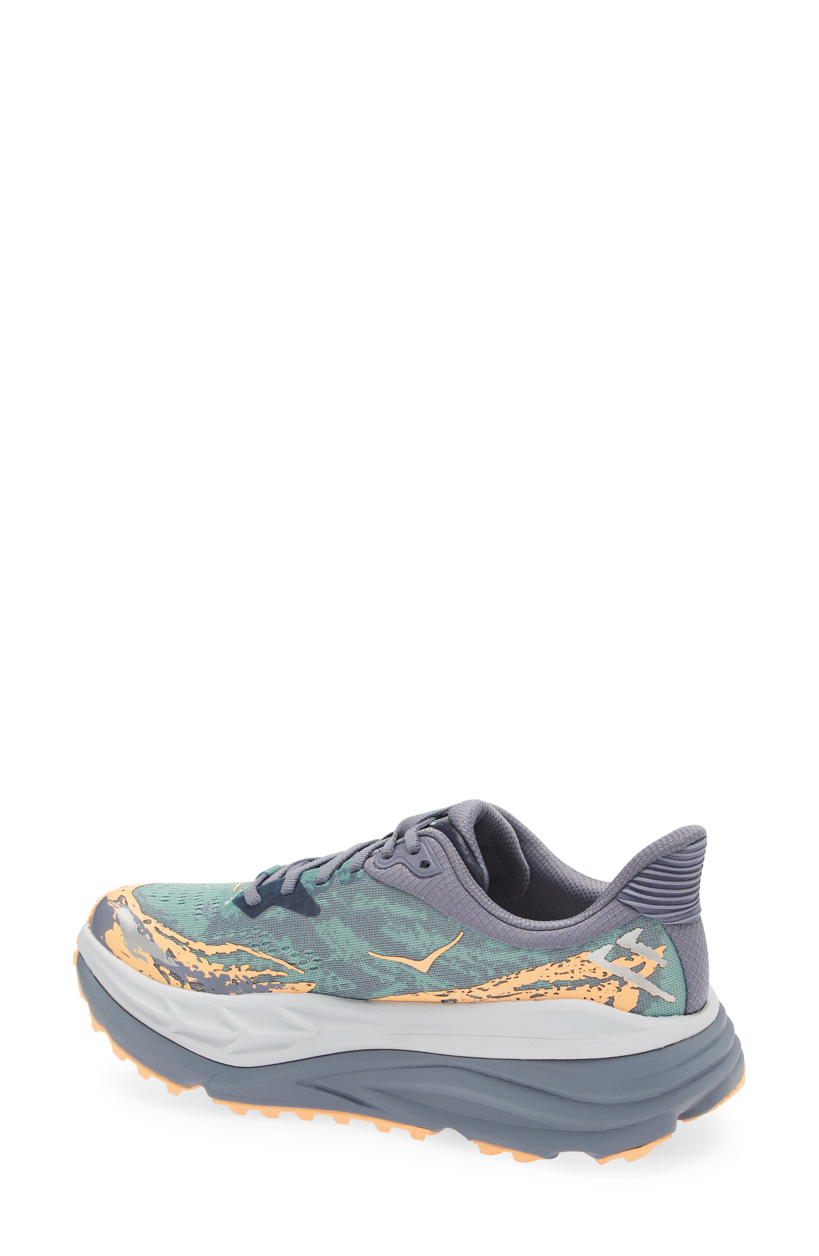 HOKA Stinson ATR 7 Running Shoe in Grey Skies /Pale Tangerine at Nordstrom - 2