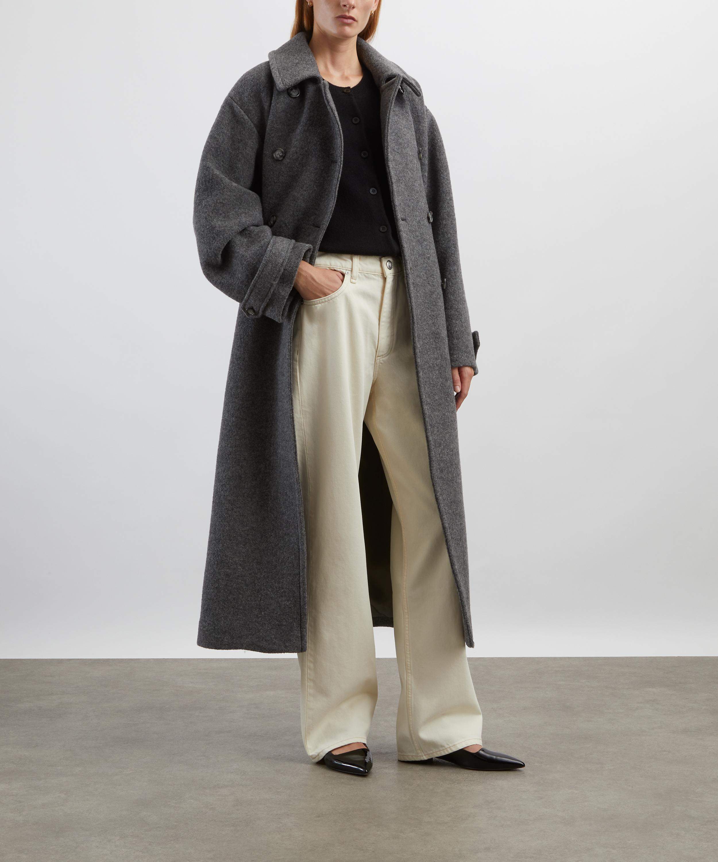Lea Oversized Wool Coat - 2
