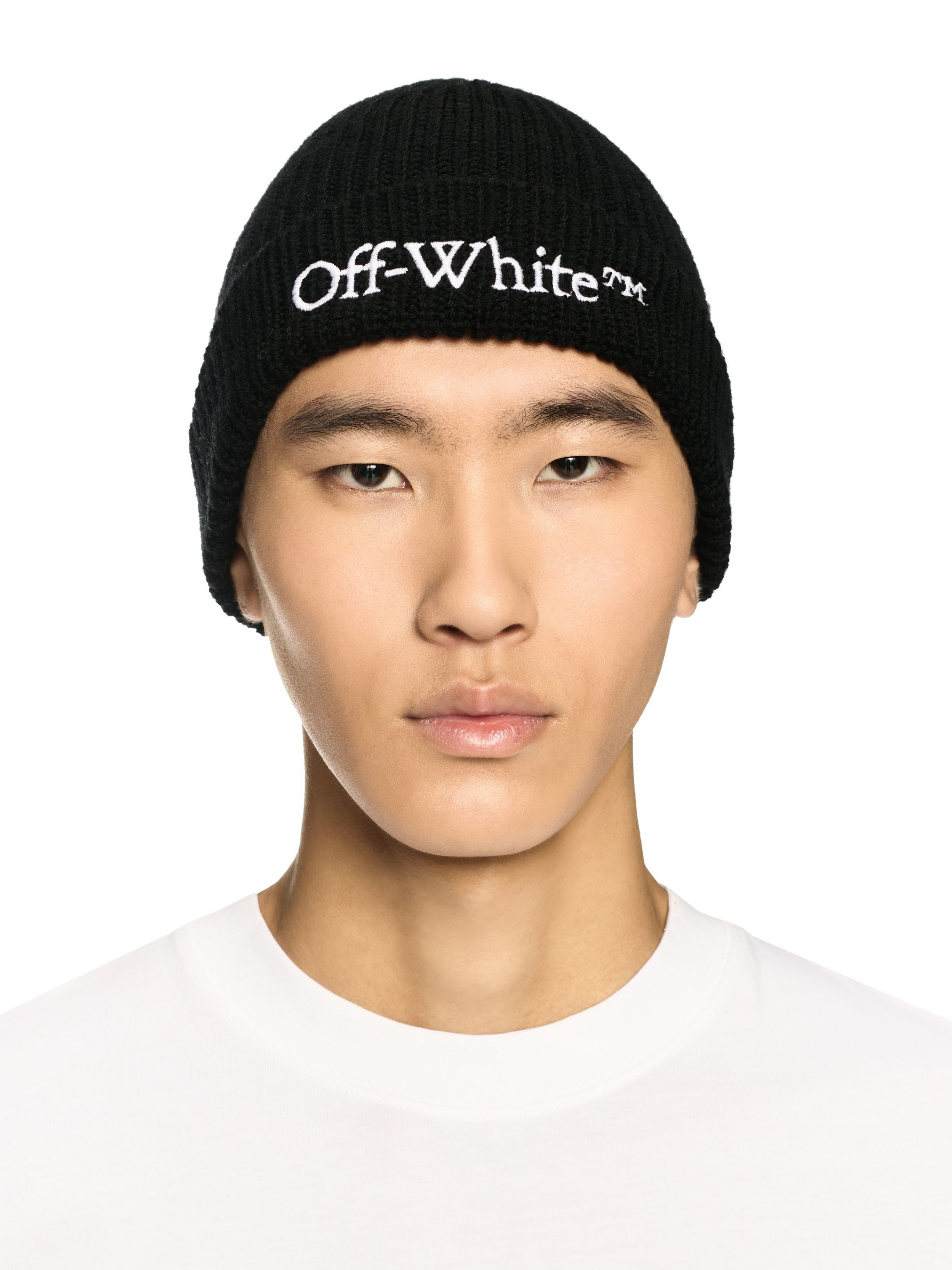 Black Bookish Knit Beanie - 2