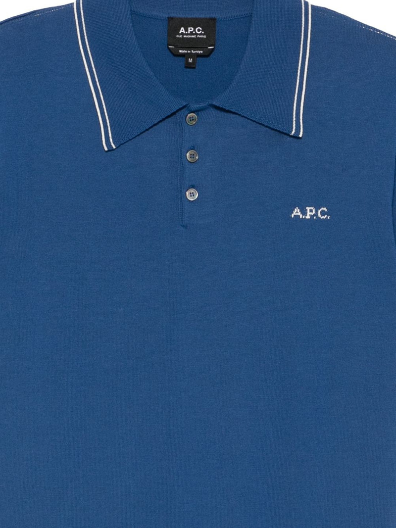 logo-embroidered polo shirt 3