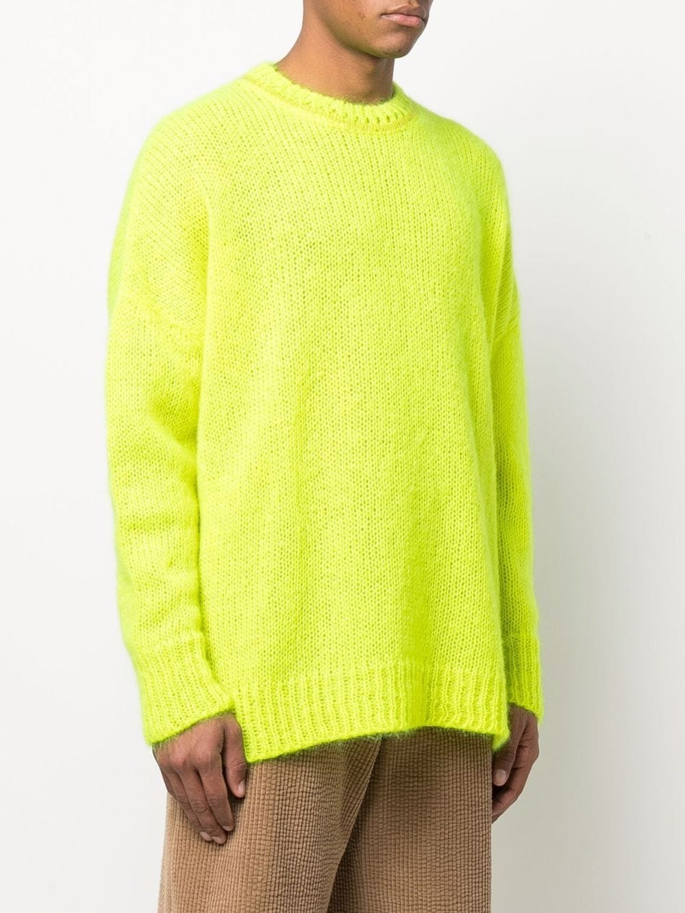 knitted crew-neck jumper - 3