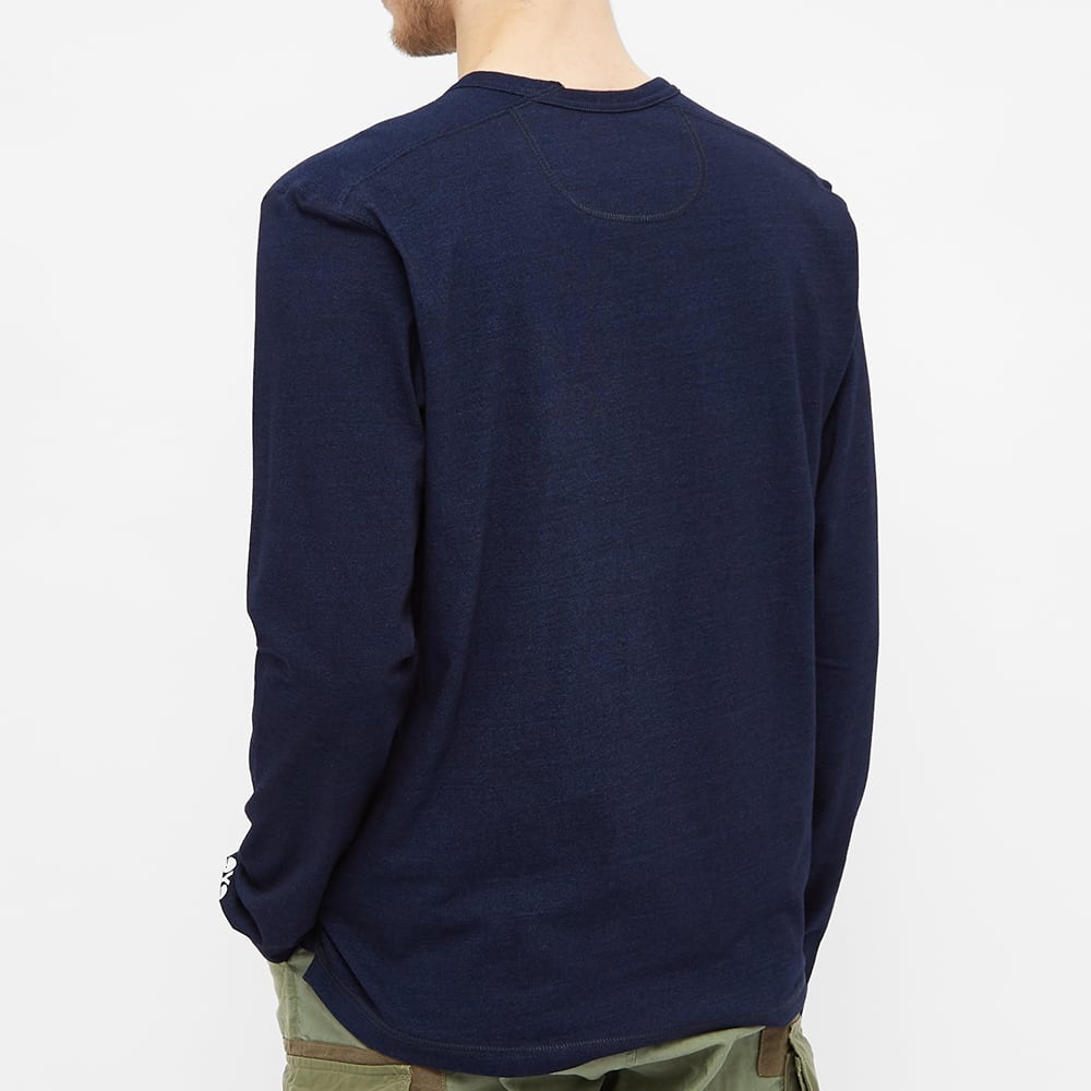 Junya Watanabe MAN Long Sleeve Indigo Dyed Tee - 5