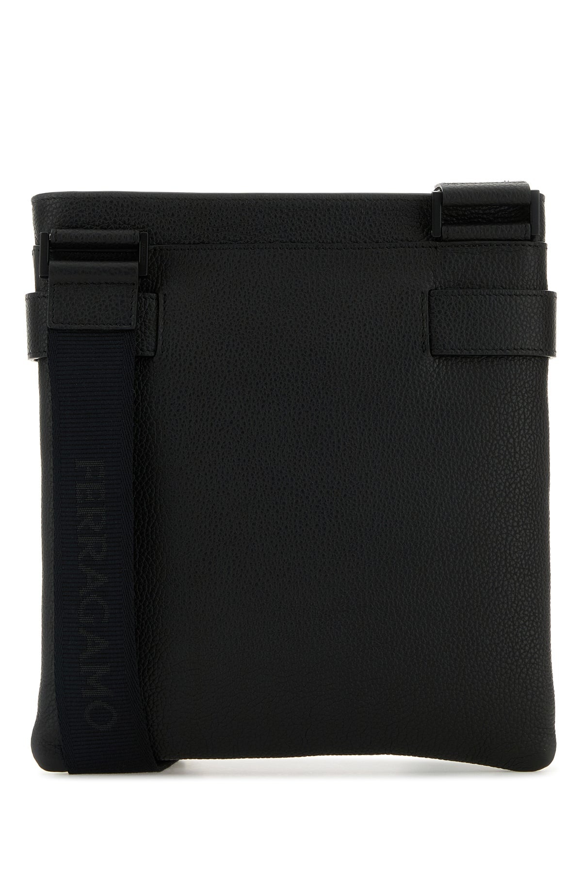 Black leather crossbody bag - 3