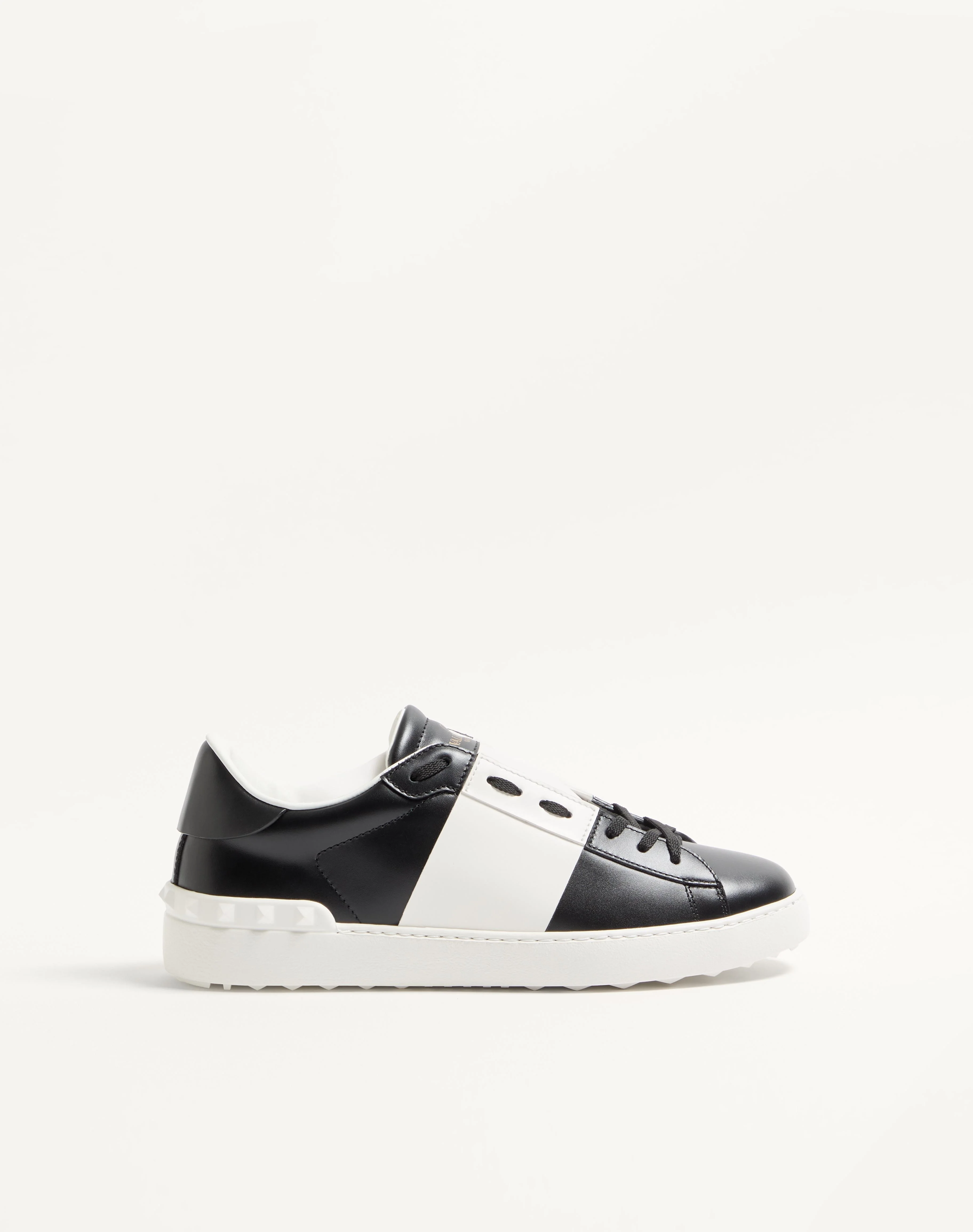 CALFSKIN OPEN SNEAKER - 1