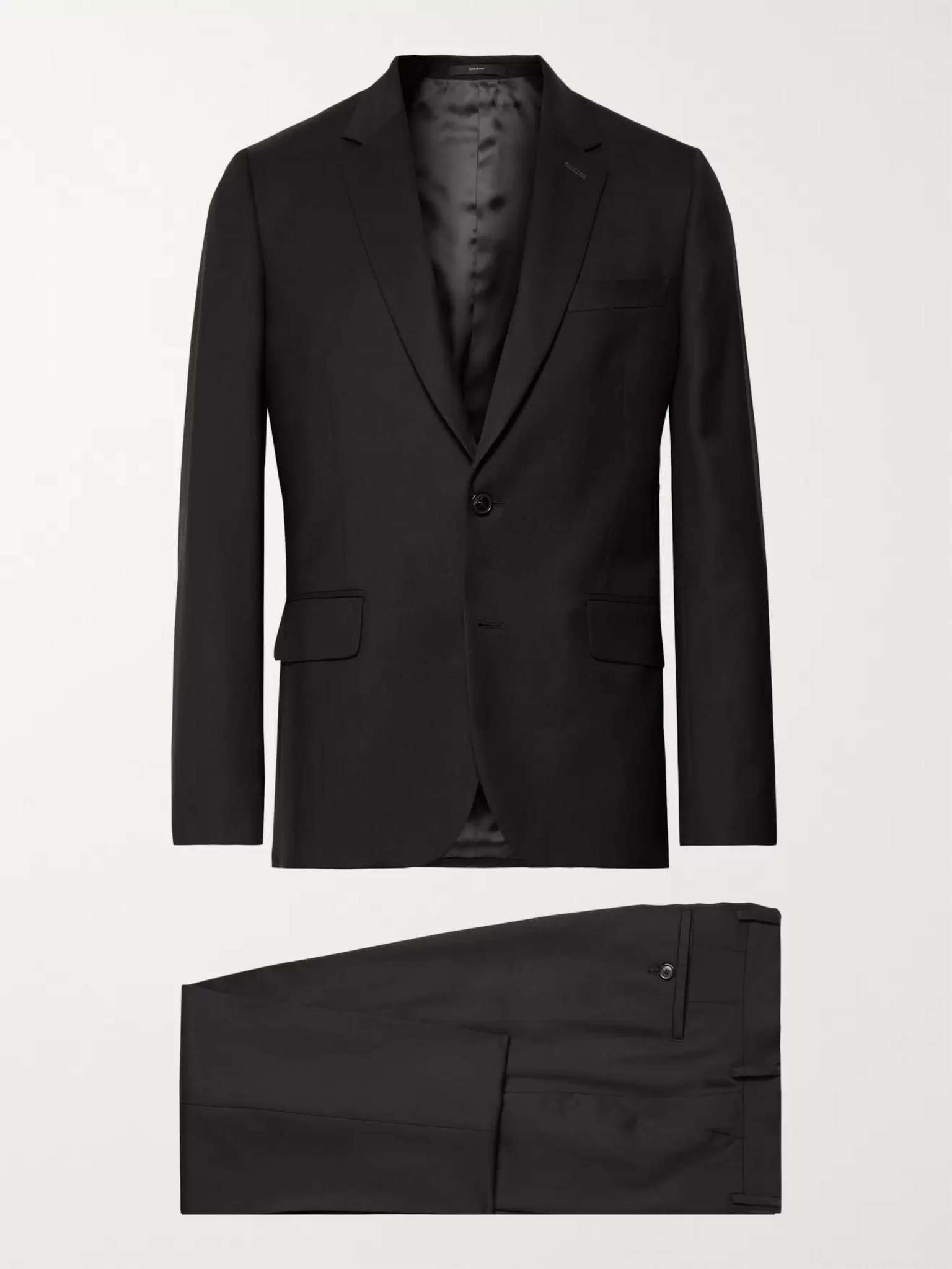 Grey A Suit To Travel In Soho Slim-Fit Wool Suit - 1